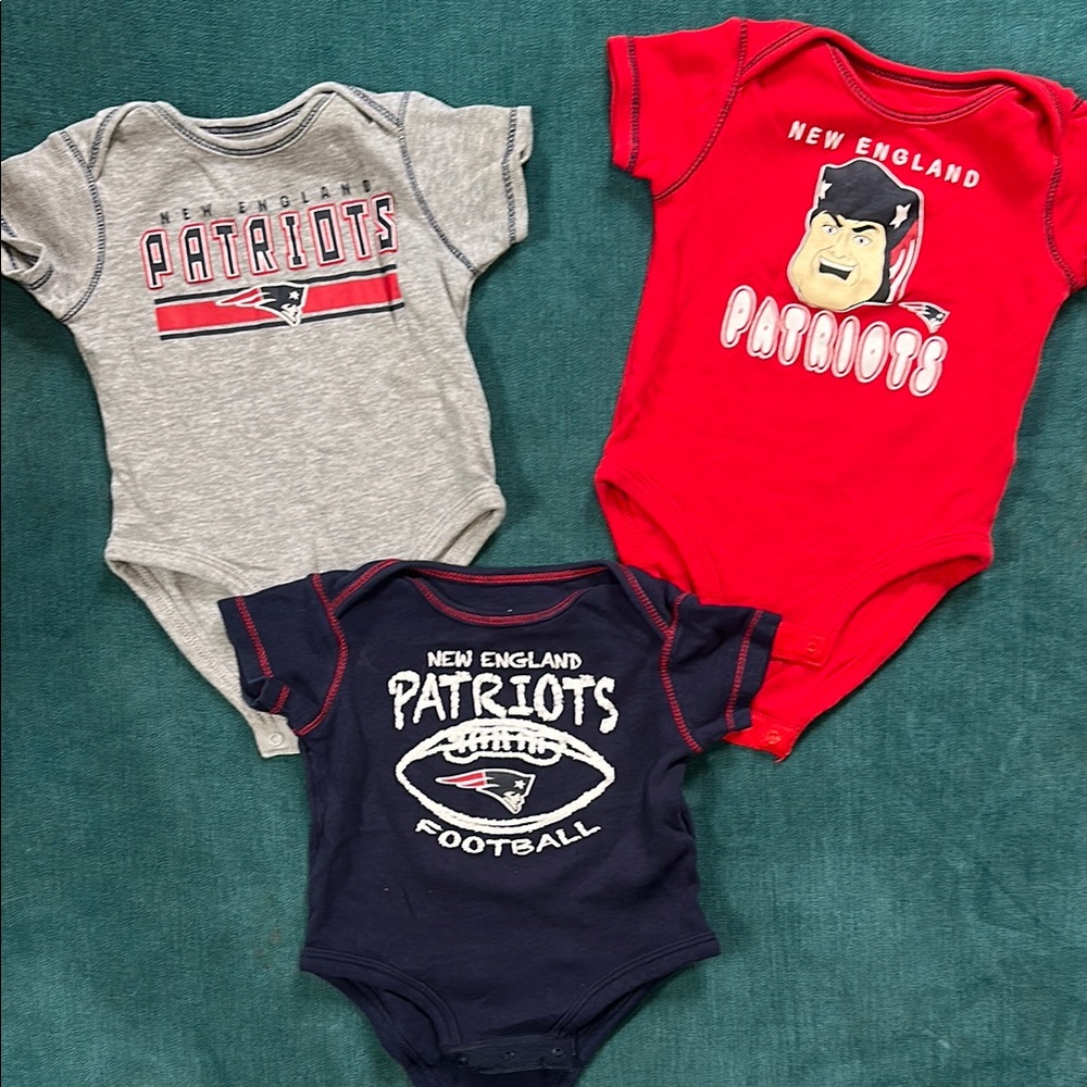 Kids One Piece Set - Gray, Red, and Blue